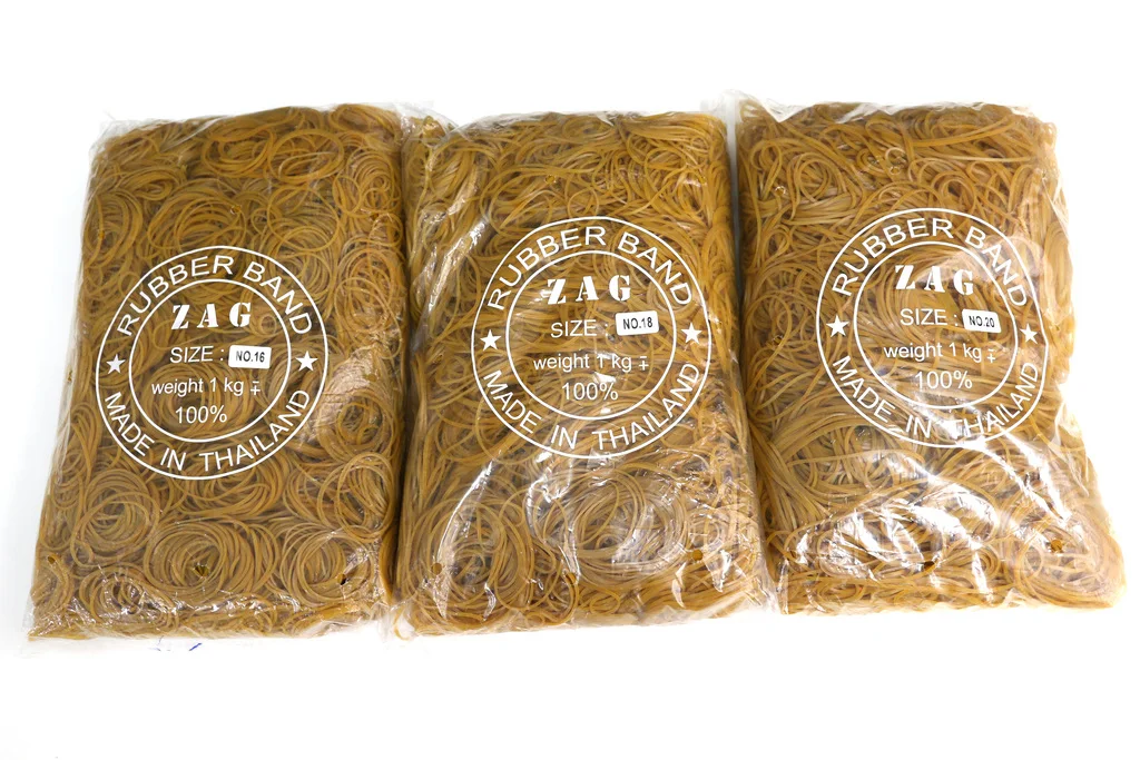 100% Natural Rubberbands from Thailand