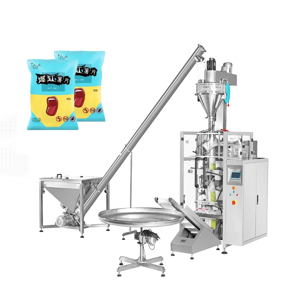 Banana Chips Vertical Fully Automatic Multi Function Pillow Bag Packing Machine For Food
