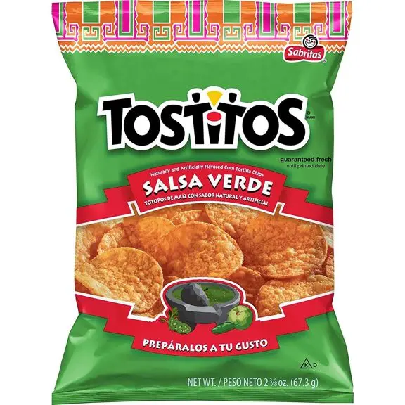 
Tortilla Chips TOSTITOS SABRITAS Salsa Verde 