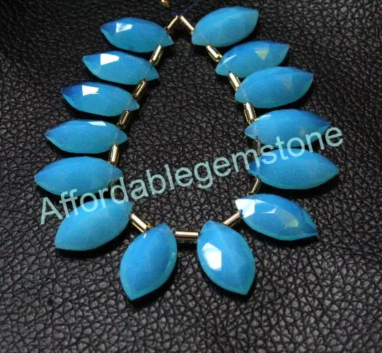 Голубой опал топ сверленный драгоценный камень хорошего качества граненые полированные бусины оптовая продажа камни в форме маркиза ручной работы драгоценные