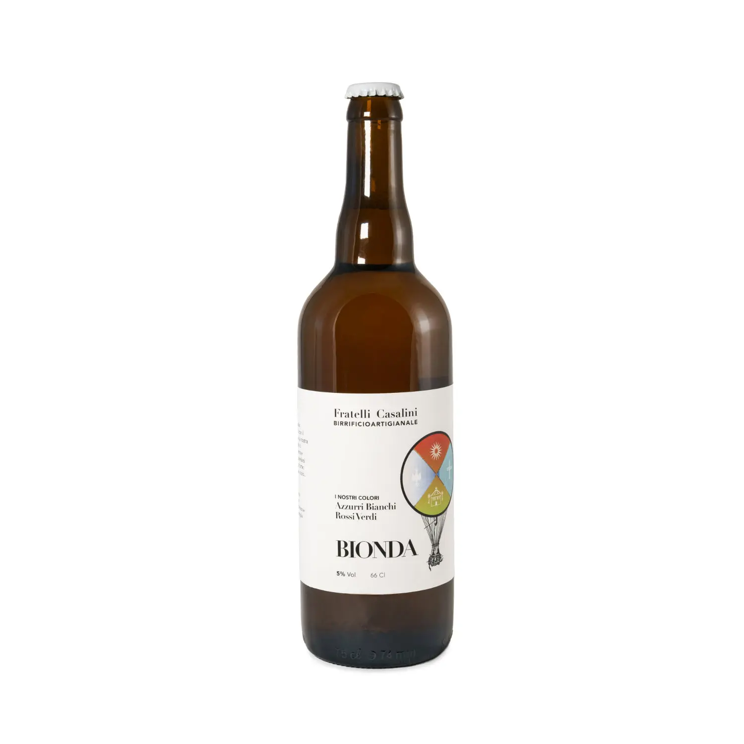 Craft Beer Made in Italy 66cl Italian Brewery Blonde Beer Balanced by English and German hops for any Occasion