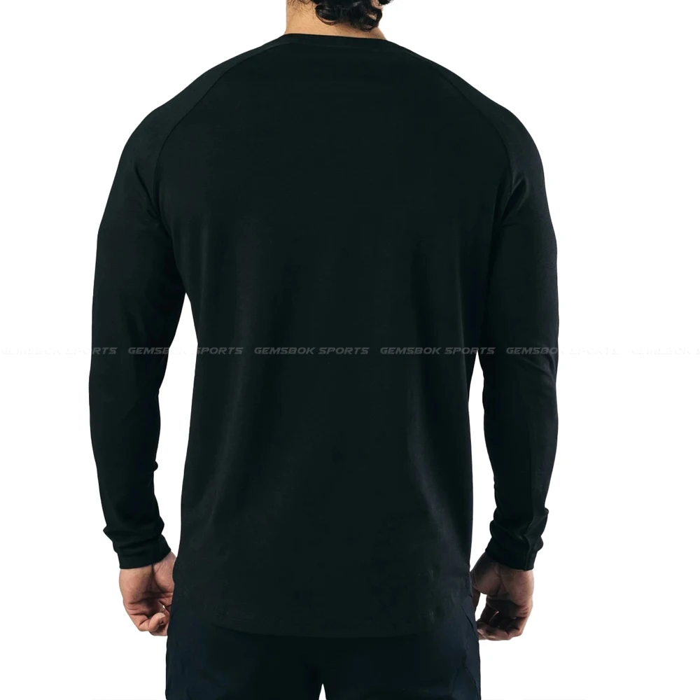 New Arrival Custom Men Gym Long Sleeve T- Shirt  For Men Gym High-performance Workout T-Shirt