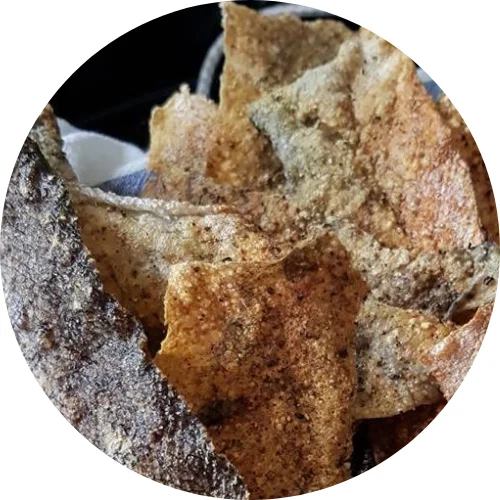 TOP QUALITY CRISPY SALMON FISH SKIN//Amy +84 383 655 628