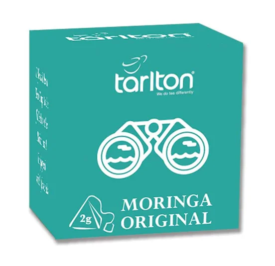 
Moringa Herbal Tea in Biodegradable Pyramid Tea Bags Individual in Boxes - Tarlton Travel Pack // Private Label Available 