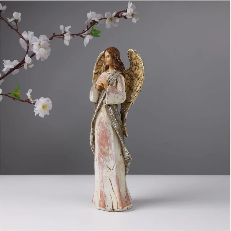 Polyresin Praying Angel Figurine