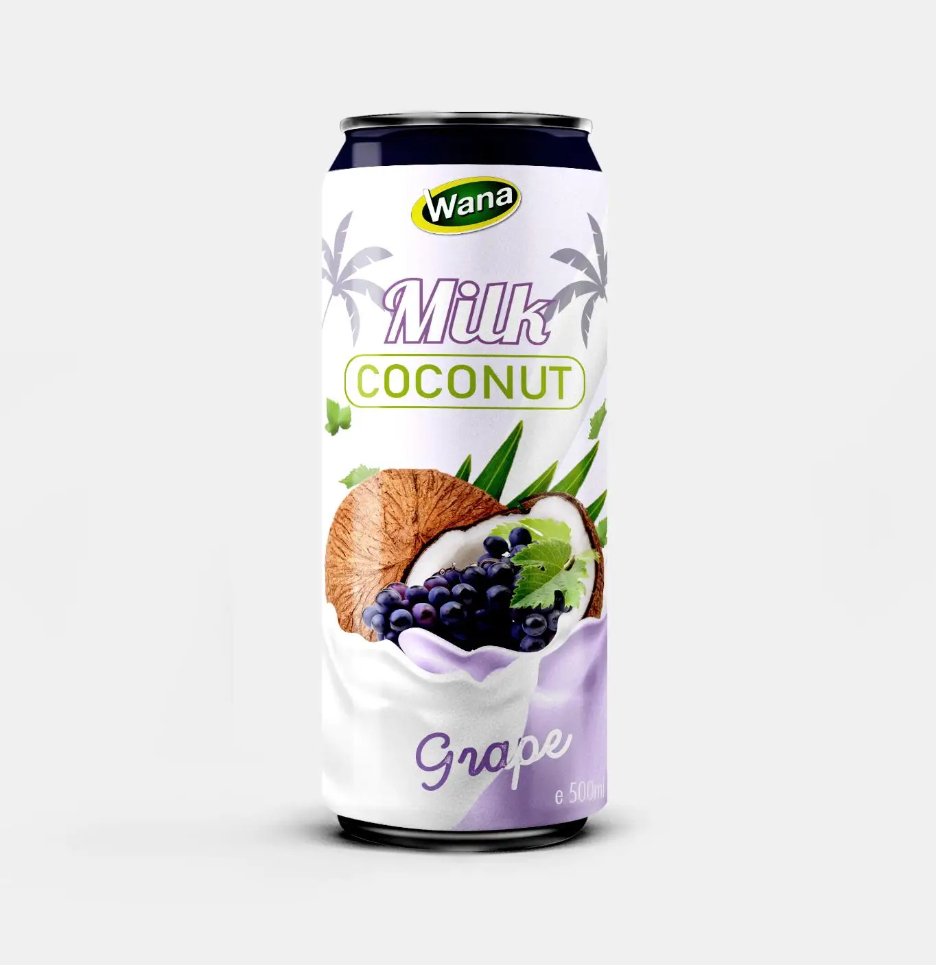 500ml High Quality Coconut Milk with Natural Strawberry Flavor