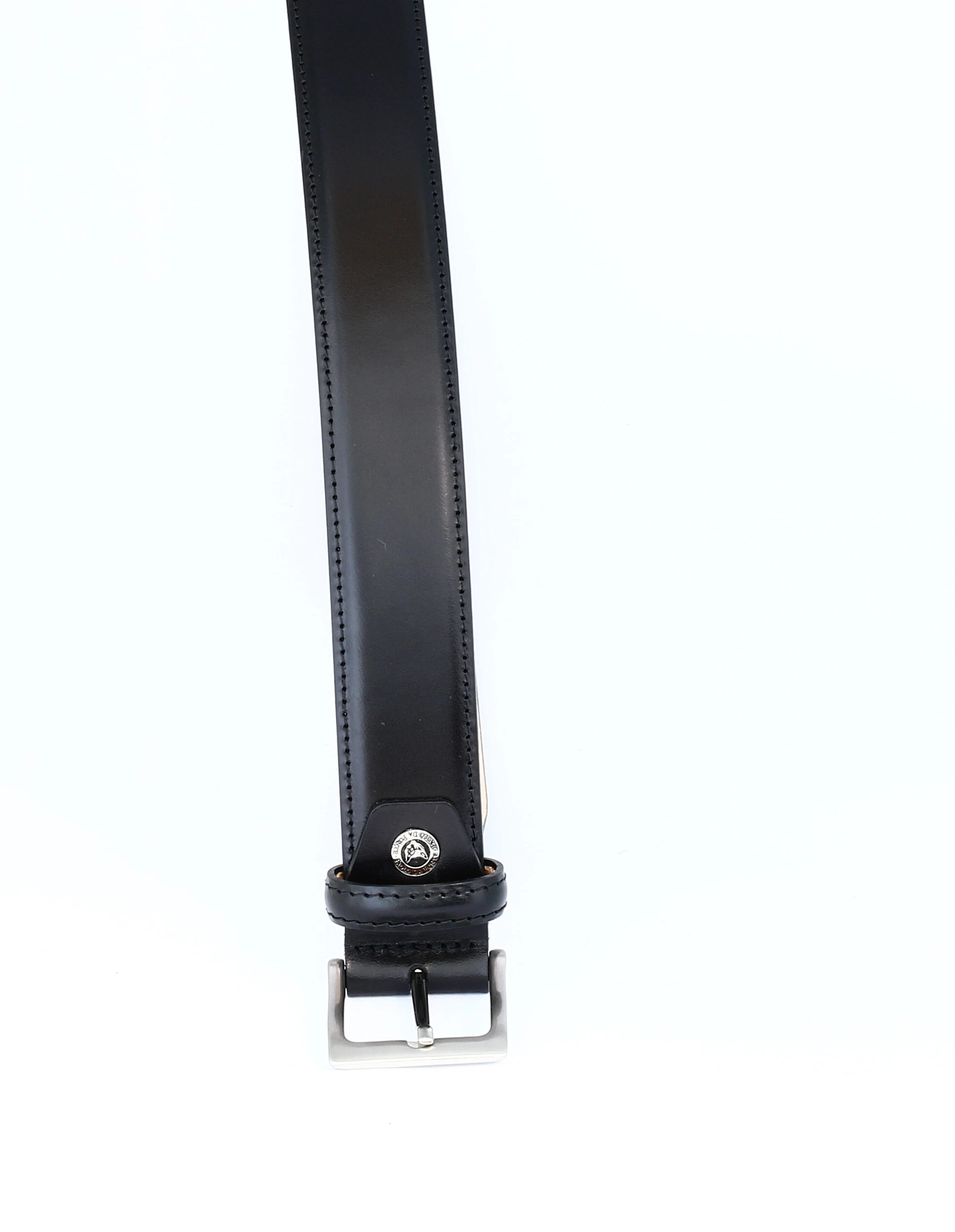 CLASSIC GENUINE LEATHER SEWED BELT CUSTOM LOGO MADE IN ITALY