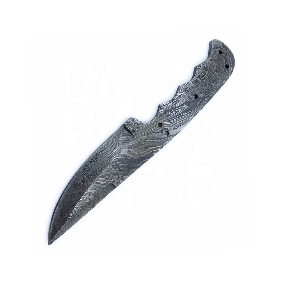 
Нож из дамасской стали ручной работы для охоты и выживания 