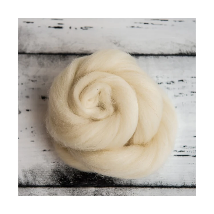 Quality coarse wool tops in bulk, threads and wool