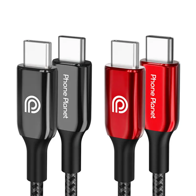 1.2M 3A 60W PD Data Line Fast Charging Type C to Type C USB Cables For Android