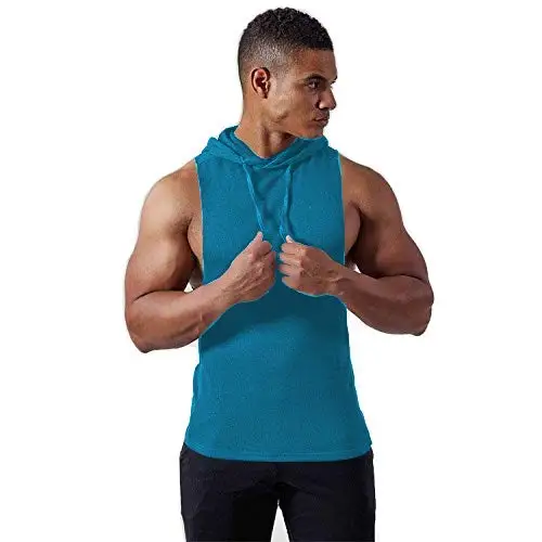  Майка Мужская спортивная с капюшоном майка для бодибилдинга и тренировок индивидуальный пошив