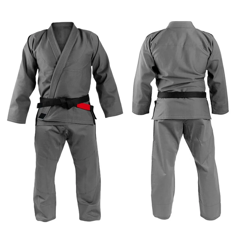 Professional Plain Jiu Jitsu grey Gi / Bjj kimono / BJJ Gis Custom Bjj Gi for Men brazilian jiujitsu Uniform