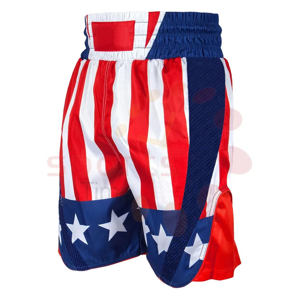 Custom Logo Blank Plain Boxing Shorts Wholesale Men Boxing Shorts