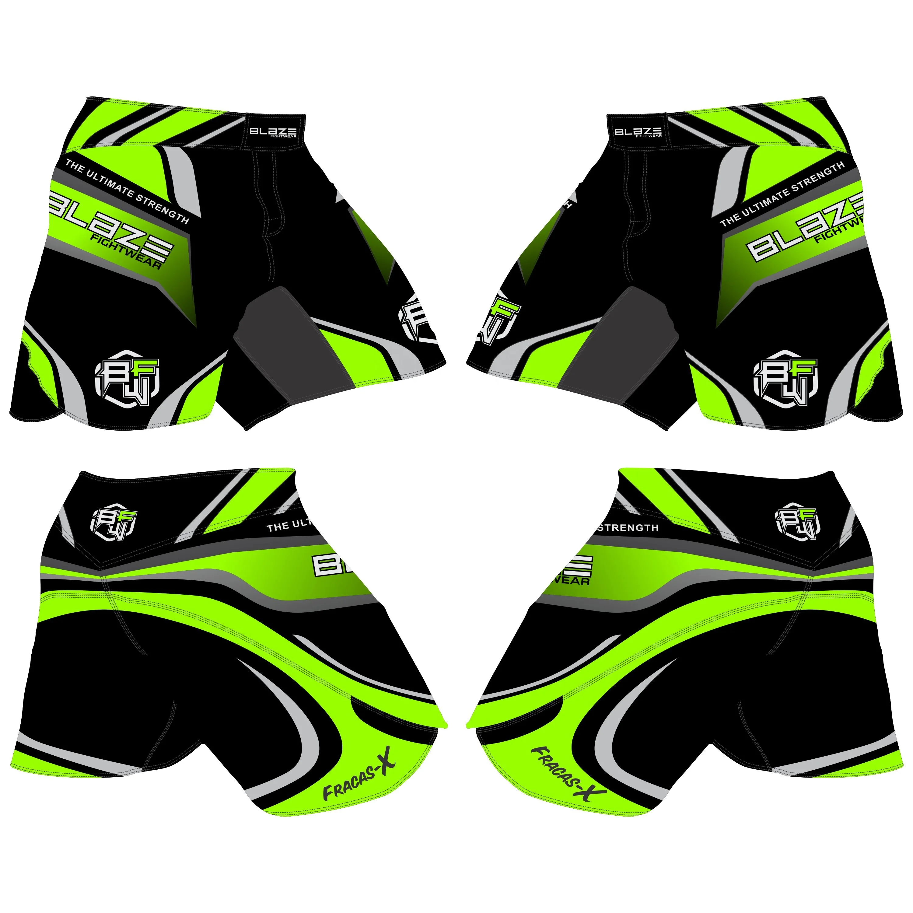 Heavy duty custom design Sublimation Compression Shorts, Training, Gym, MMA Fight Shorts