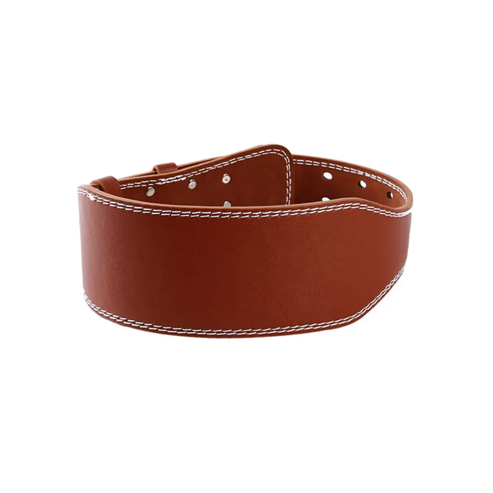 Durable Custom Weight Lifting Belt Powerlifting Cowhide Leather Gym Belt