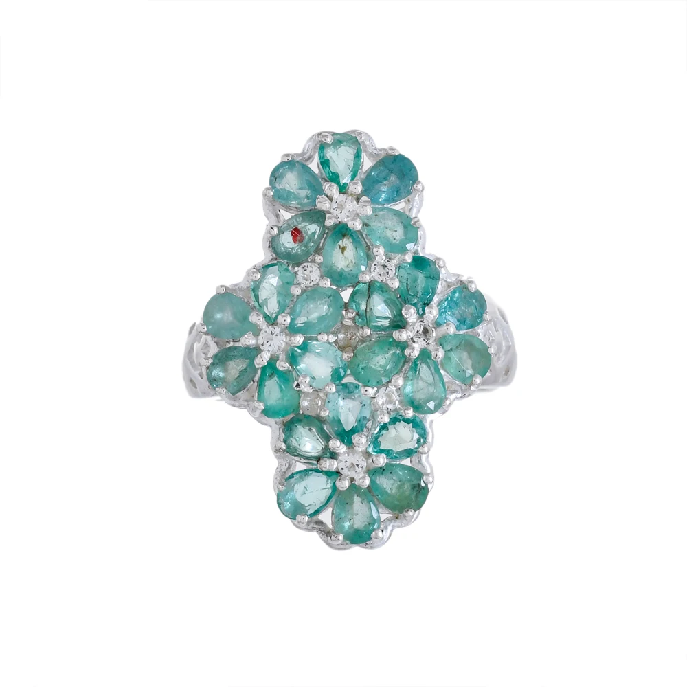  Новый дизайн Овальный тяжелый 12 5 cts Желтый цитрин 925 Серебряные кольца с драгоценными камнями