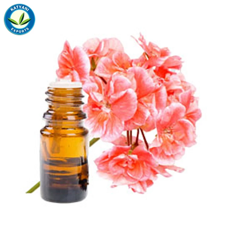 OEM Manufacturer Best Quality 100% Pure Organic Natural Geranium Flower Essential Oil from India