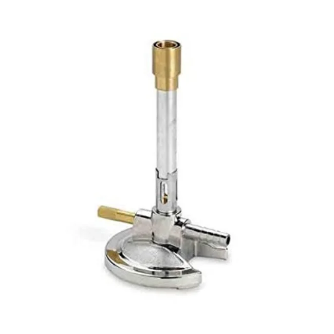 Adjustable Laboratory Use Flame Retainer Bunsen Burner Riffled Nozzle / Laboratory Bunsen Burner