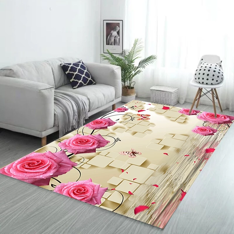 Customized low price modern branded home living room persian rugs carpets made in Vietnam
