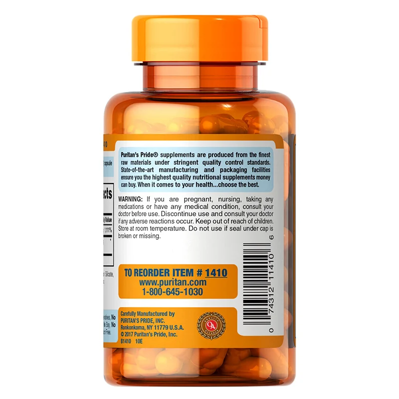  Оптовая продажа Puritan гордость витамин C-1000 mg с биофлавоноиды-100 Капсулы для укрепления иммунной системы добавка изготовлена в США