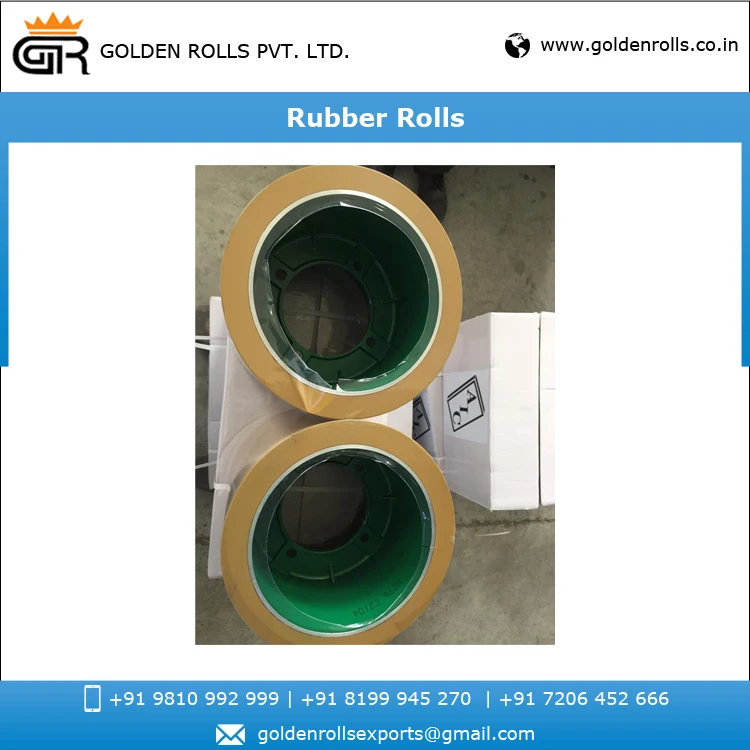 Maximum Output Performance Low Broken Rice Mill Rubber Coated 14 Inch Roller at Genuine Market Price