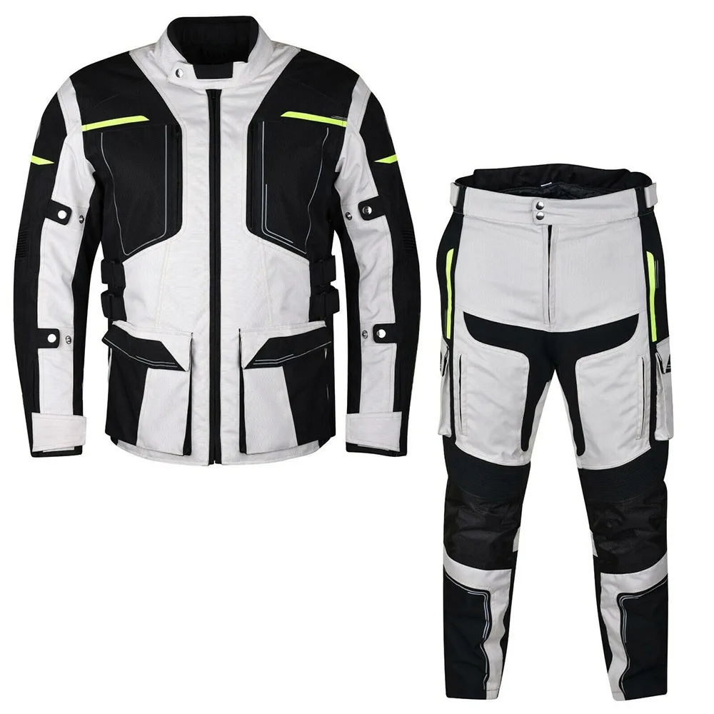 Водонепроницаемый гоночный мотоциклетный костюм Cordura с дизайном под заказ куртка и брюки