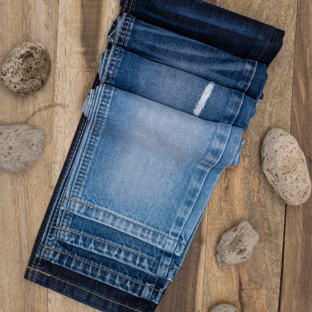  Самые продаваемые джинсовые ткани/хлопковые джинсы с новейшей техникой (TL621318) от вьетнамской фабрики (свяжитесь нами для получения дополнительной информации)