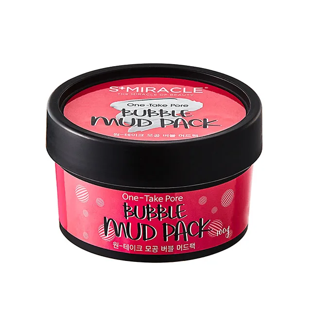 
 Корейская грязевая Упаковка премиум-качества S + чудесная одноразовая пузырьковая грязевая упаковка  