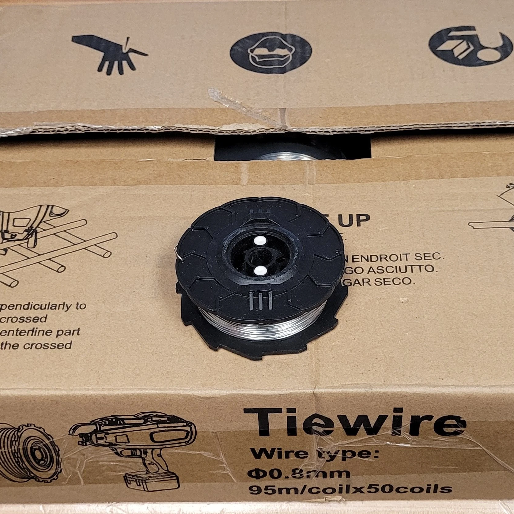 Hebei Tie Wire Reel 0.8mm * 0.45kg for Rebar Tool TW1061T