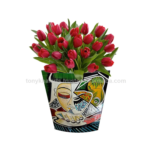 
Face Vase Decorative Vase For Living Room Centerpiece Vase Made In Vietnam 