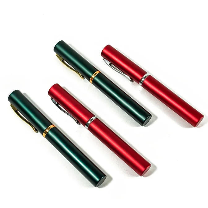 5ml Attractive Design Portable Pen Shape Pocket Perfume Atomizer Metal Shell Purse Atomizer Aluminium Spray Bottle