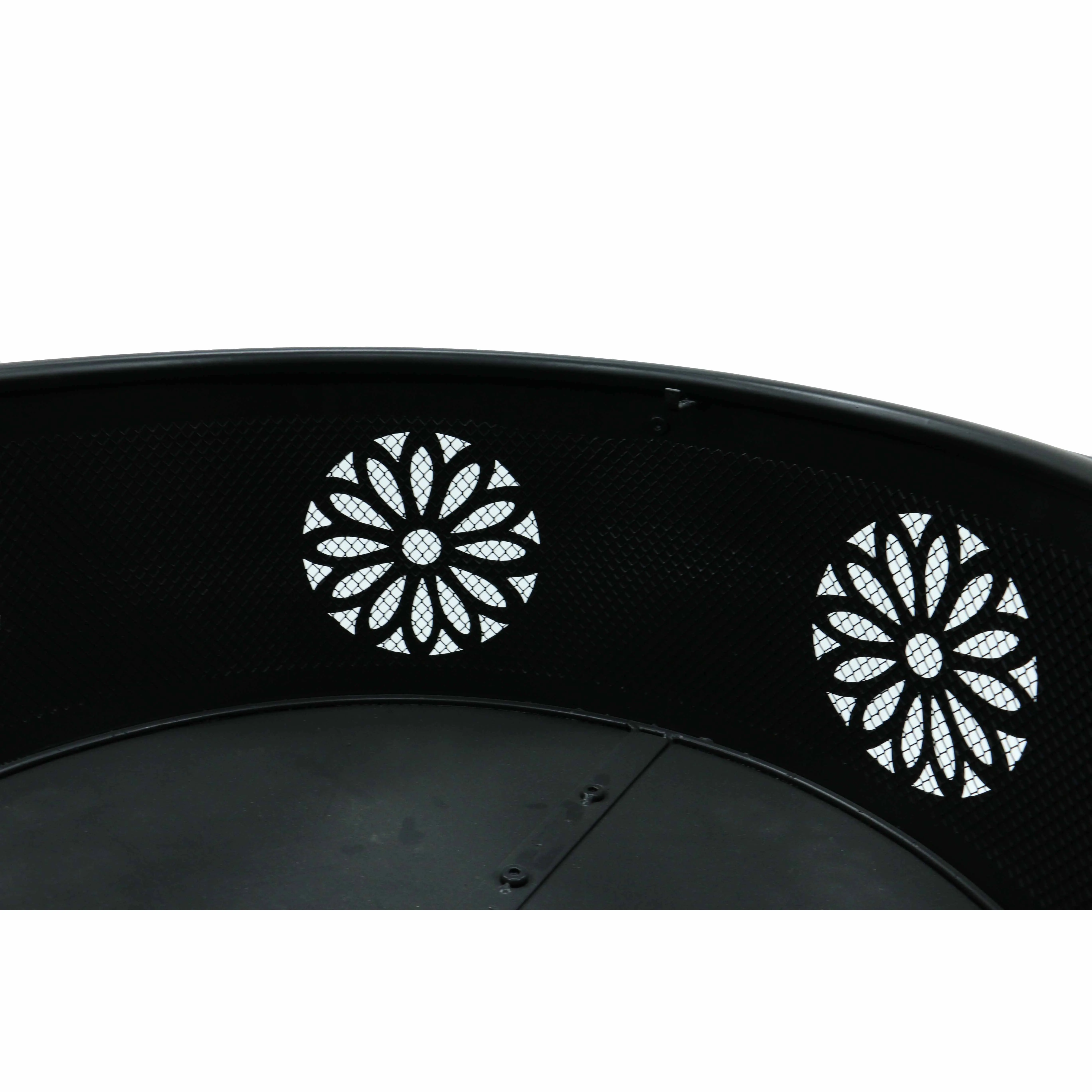 Outdoor Fire Pit Large Bonfire Wood Burning Patio & Backyard Firepit For Outside