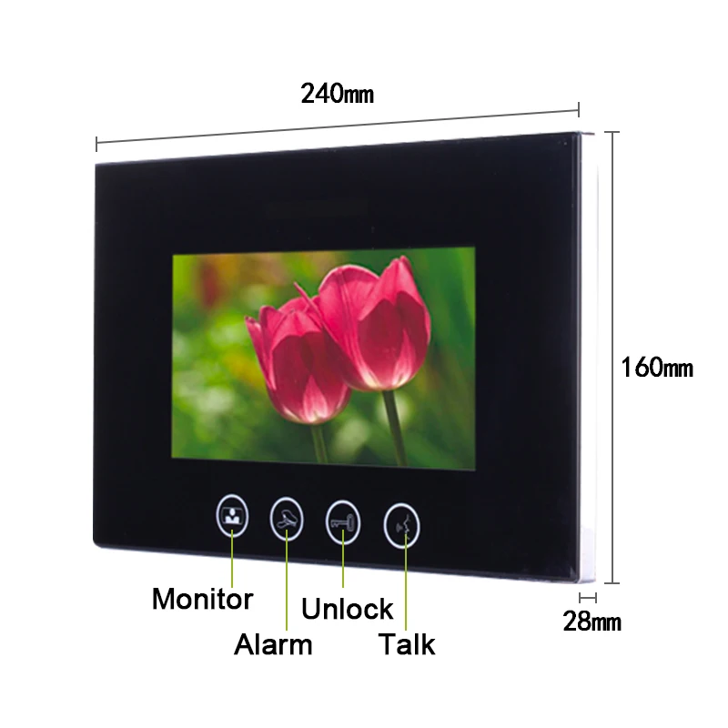 Multi apartment  IP Wifi Android/IOS APP remote control unlock intercom building video intercom system