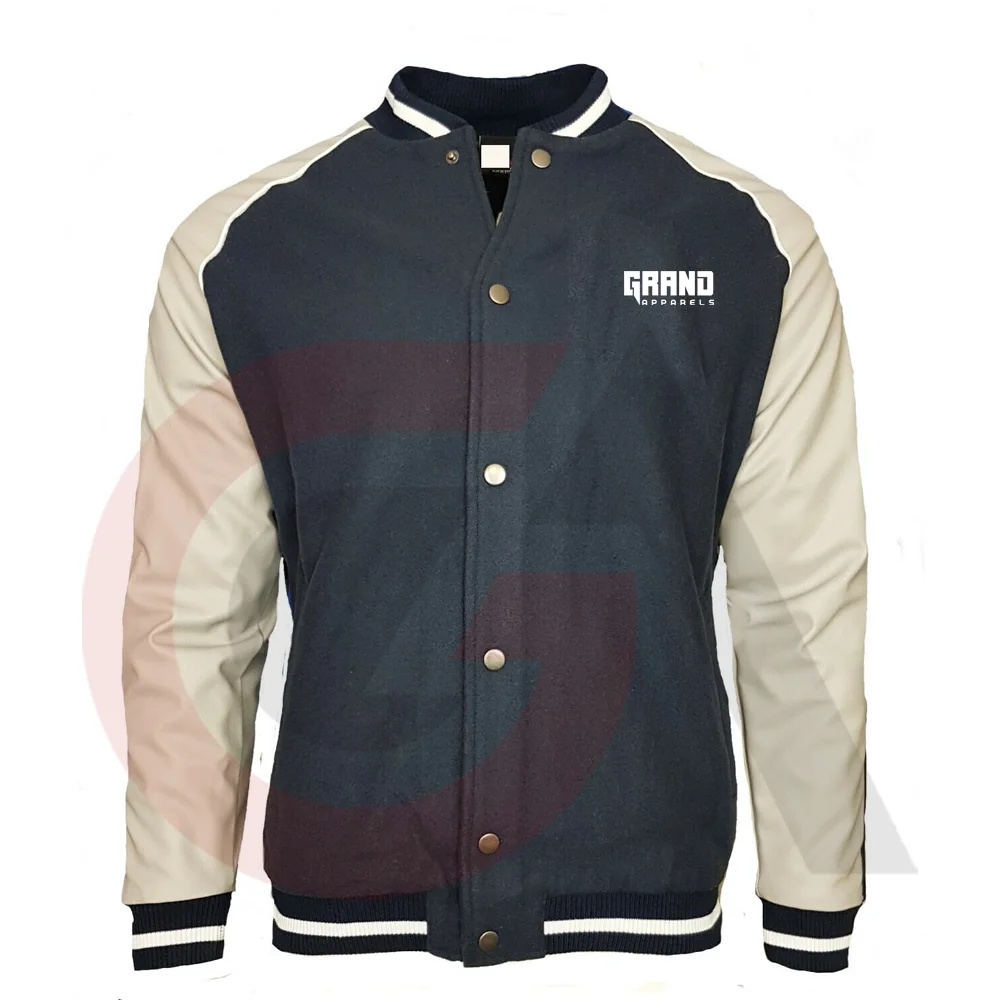 
Custom Varsity Jacket New Men Vintage Baseball Letterman Jacket For Boys and Girls 