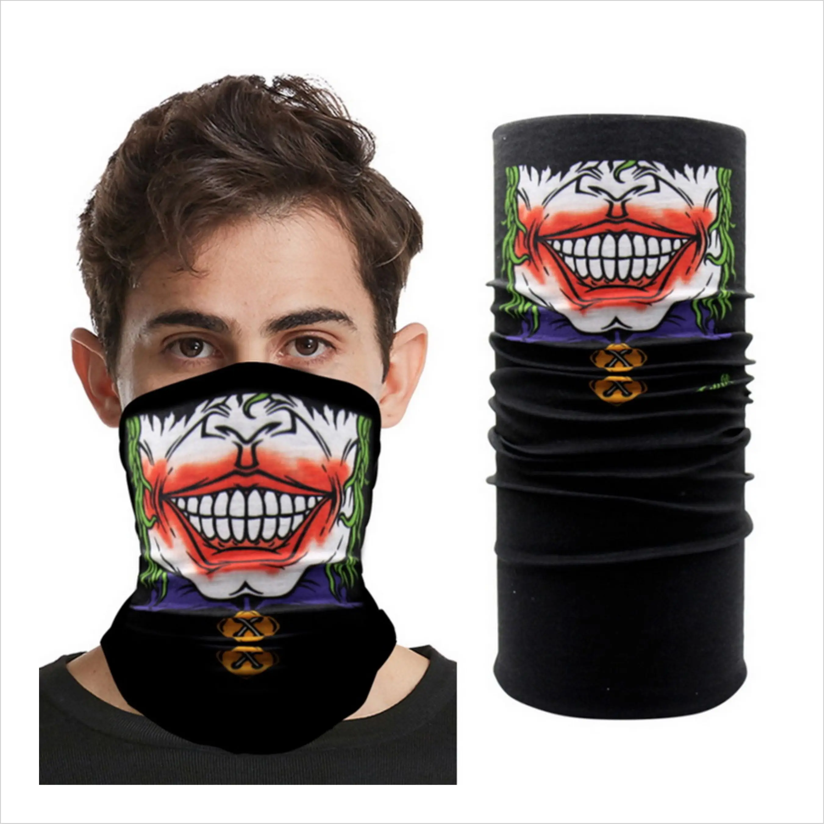 Factory stock design breathable soft Bandana Face Masking Men Women Scarf Neck Gaiter Face Covering Cloth Rave Masking