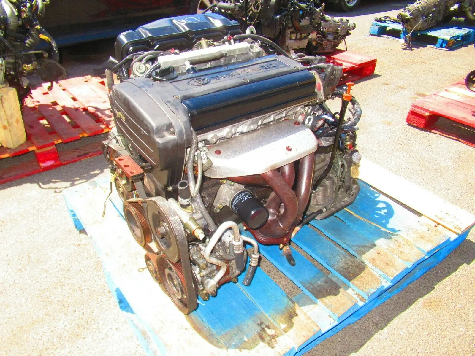 
Toyot Corolla Levin 4AGE 20Valve BlackTop Engine Automatic Transmission 