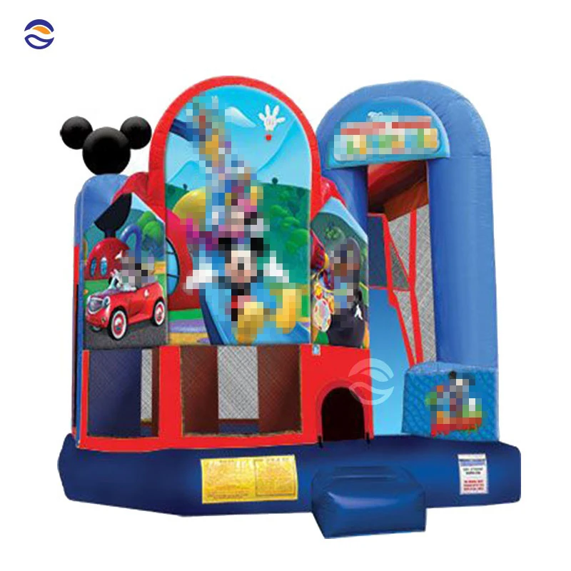 Inflatable Mickey Minnie Mouse Jumping Bouncer Slide Bouncy Castle Bounce House