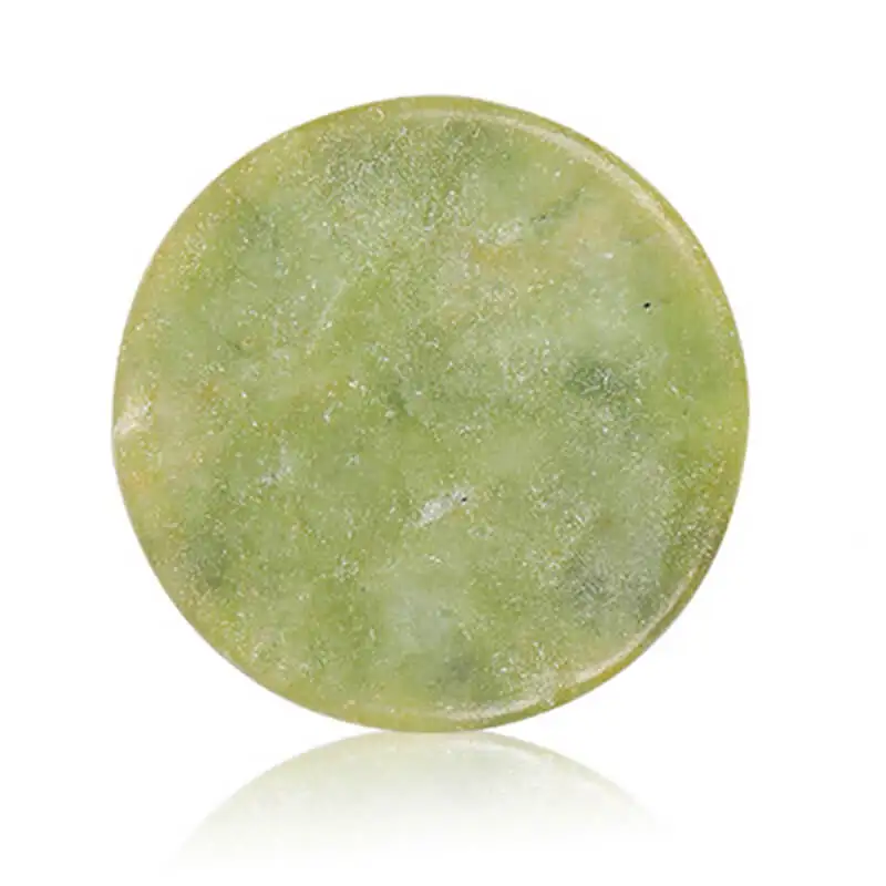 Wholesale Price Pink Green Jade Glue Stone For Holding Eyelash Extension Russian Volume Lashes Jade Stone Glue Holder