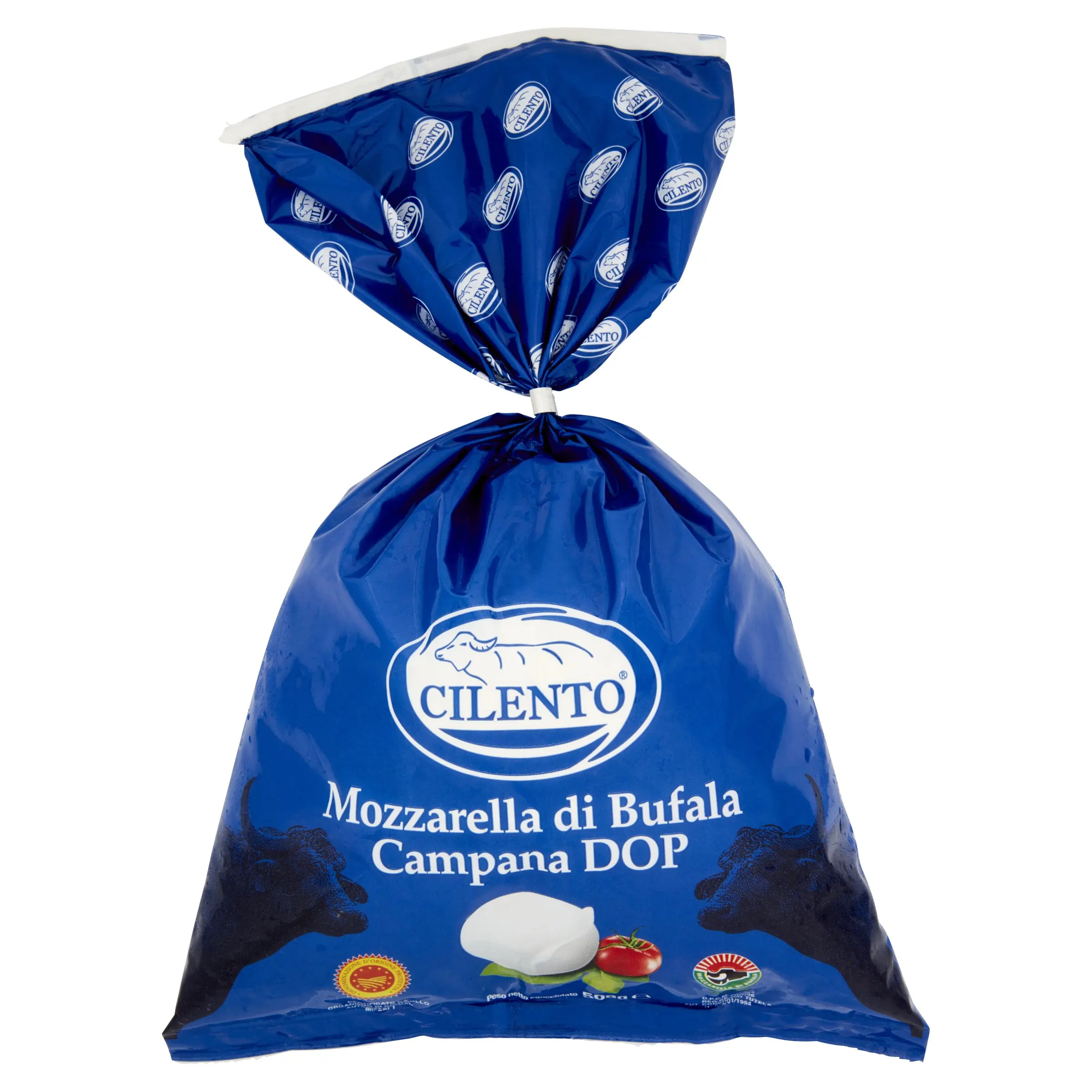High quality Italian fresh cheese Mozzarella di Bufala Campana PDO sachet bag 500g