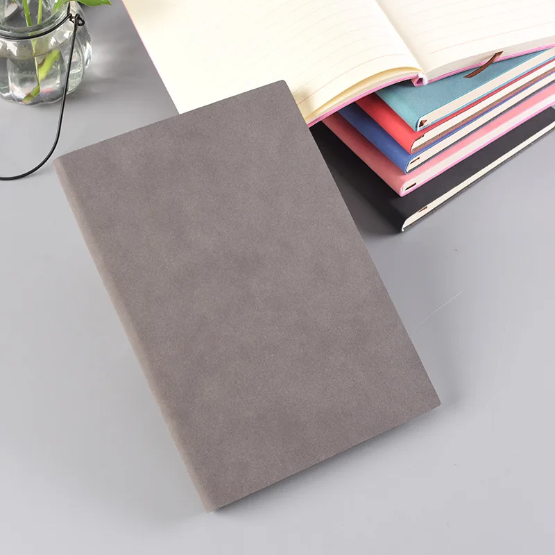 
Custom Logo Cheap A5 A6 Business Planner Diary Embossed Pu Leather Notebook 