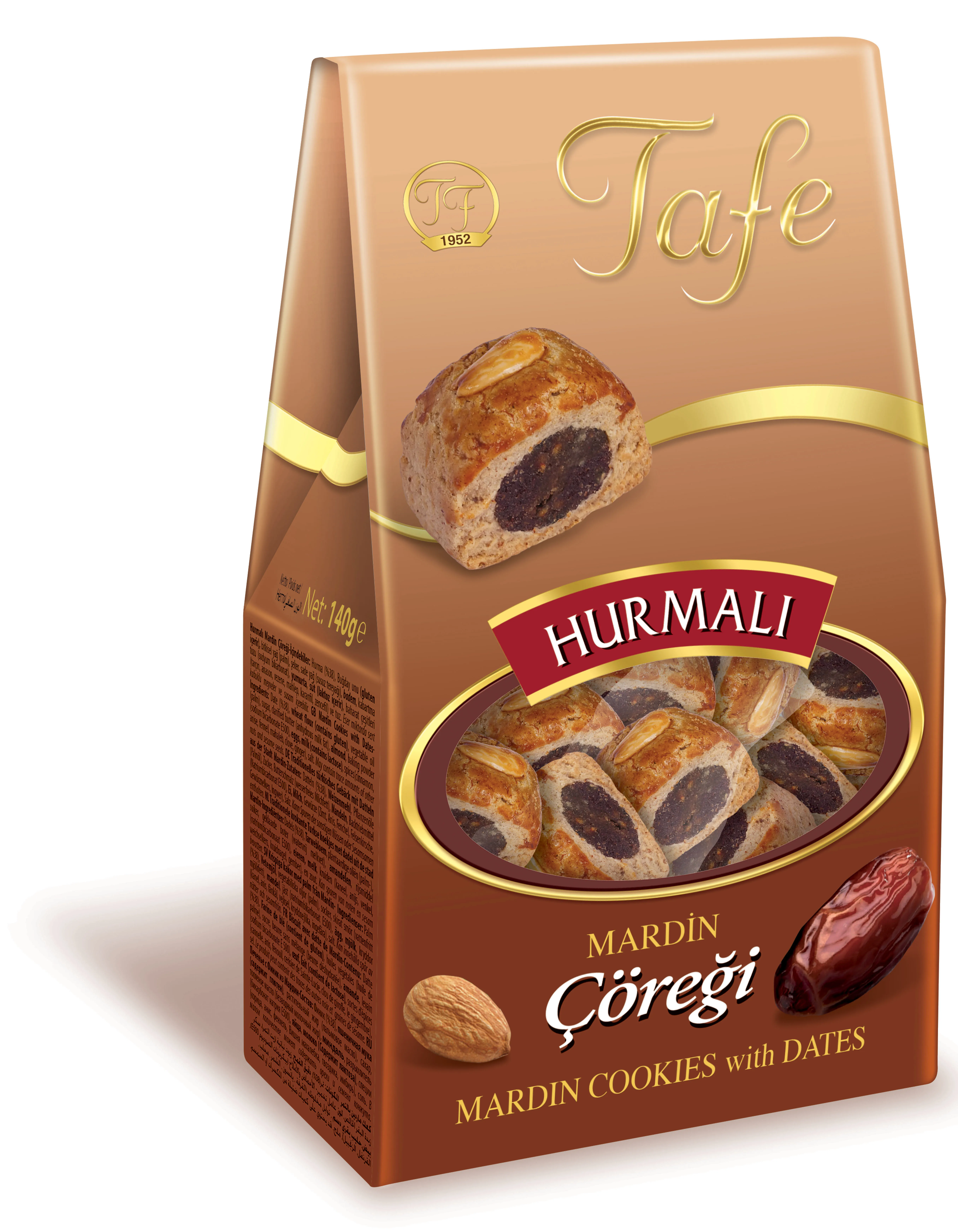 Tafe Crispy Mardin Cookies with Date and Almond 140g - 283 code