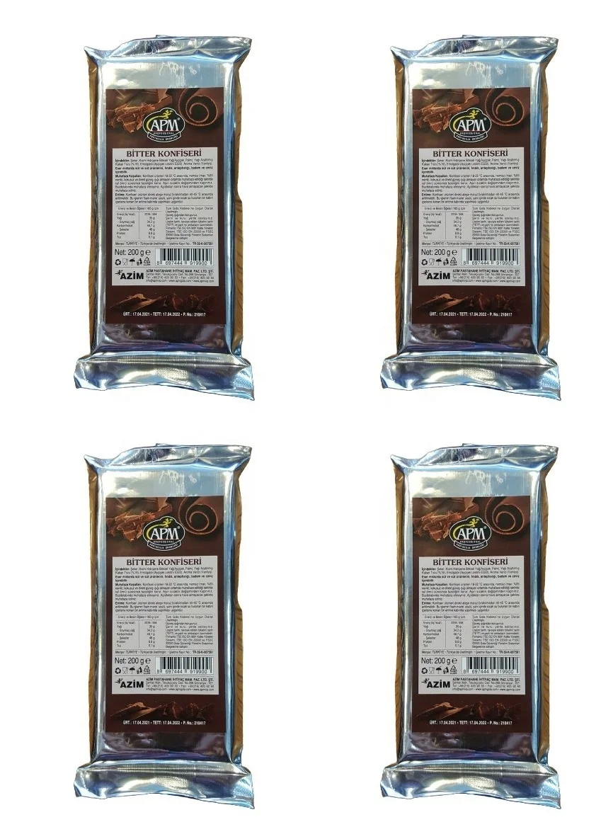 APM Dark Bitter Confiserie Chocolate For Confectionery, Pastry Sectors And Industries