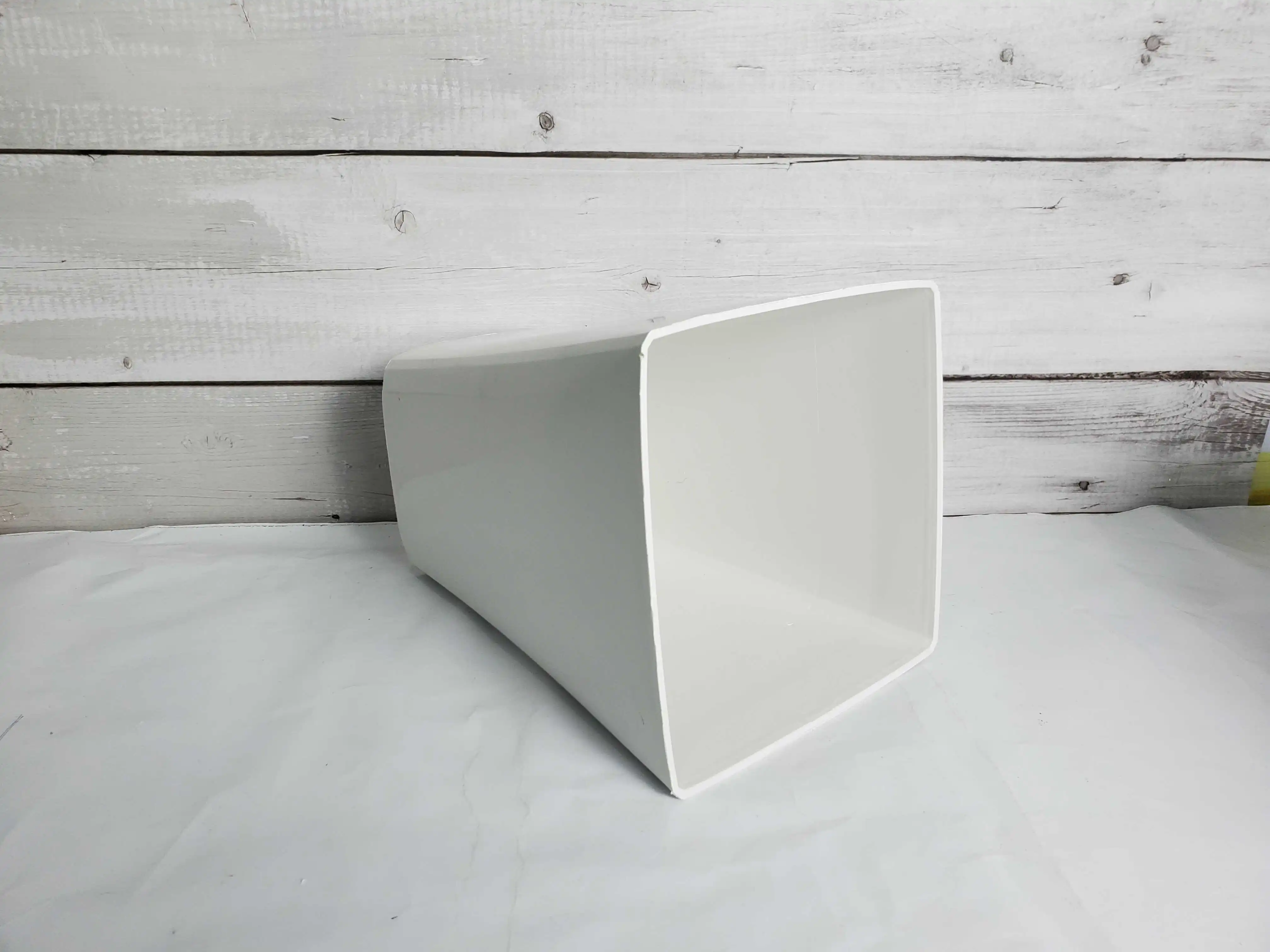 Plastic Plant Pots Square Tall Flower Pot for Indoor and Outdoor Large Black and White Planter Oriental Style