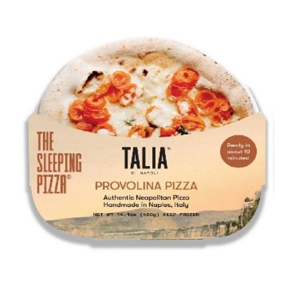 
Fully Baked Frozen Handmade Provolina Pizza 100% Natural No preservatives No additives No GMOs 