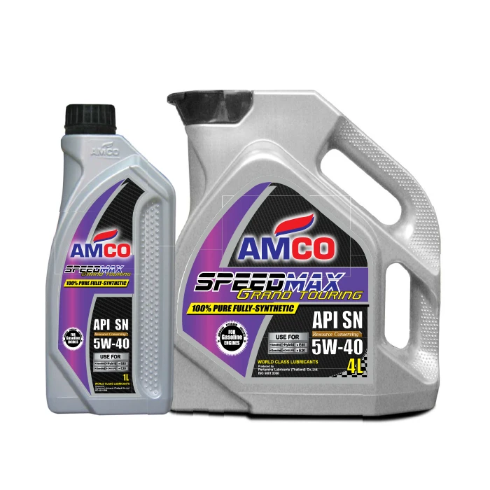Amco Speedmax Grand Touring Api SN 5w-40 Lubricant Engine Oil Premium Quality from Thailand for Export