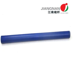 Red polyurethane (pu) /silicone rubber/acrylic waterproofing coating fiberglass fabric for smoke and fire curtain
