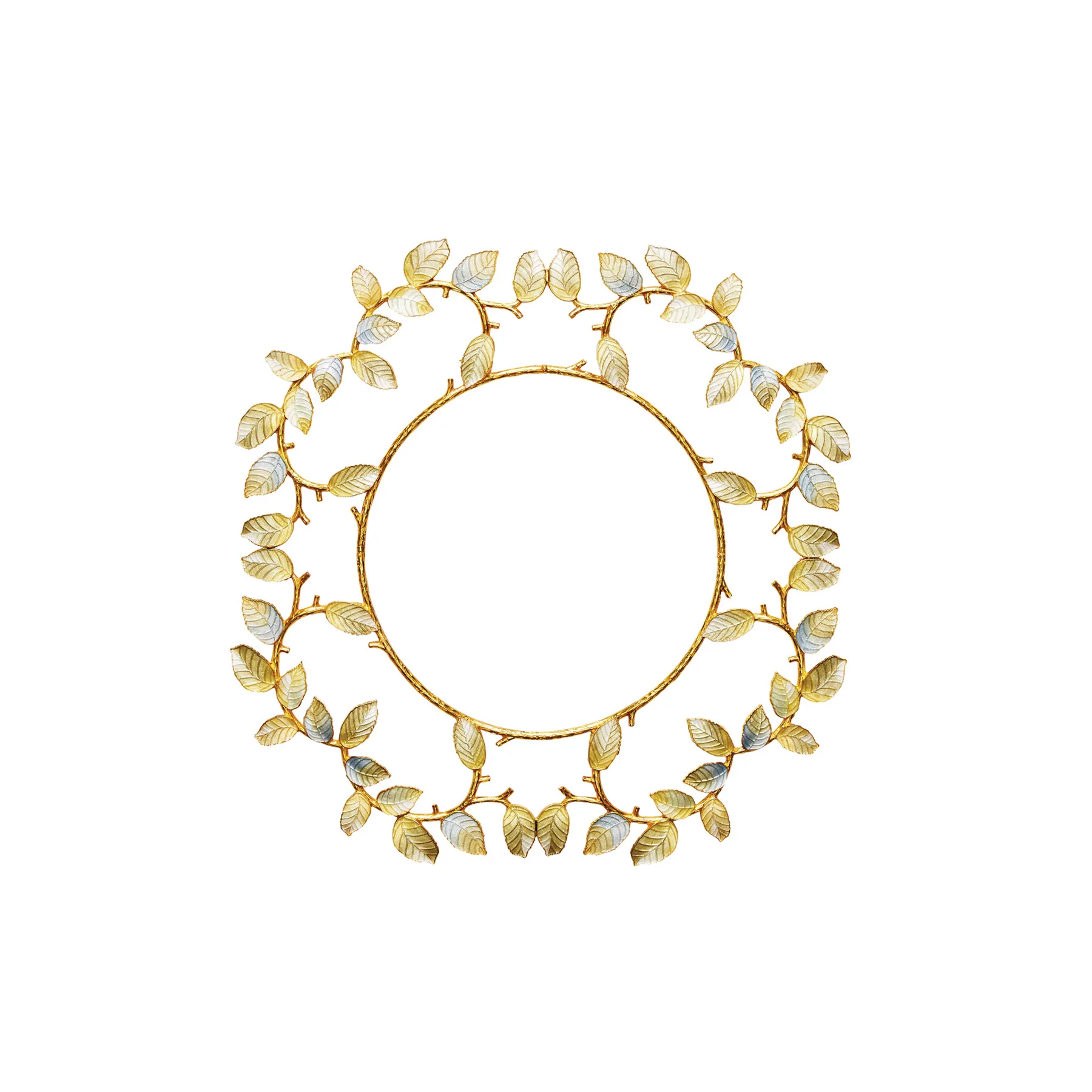 Свадебное Золотое зарядное устройство круглое декоративное