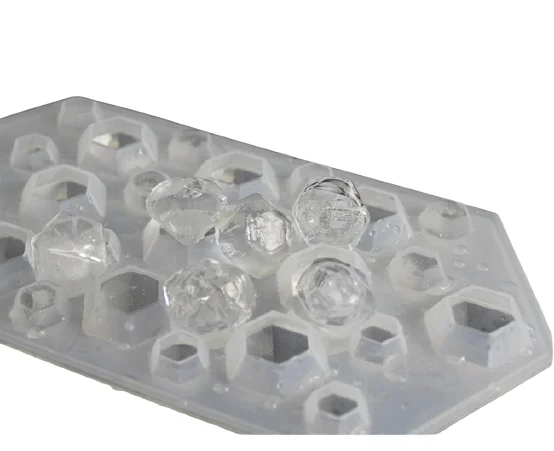 2021 Ice Cube Molds Silicone Ice Maker Diamond Silicon Ice Cube Tray