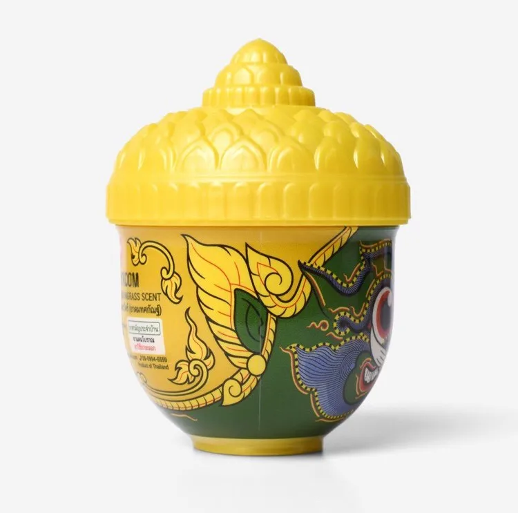 Ramakien Herbal Inhaler Lemongrass Scent-Thotsakan Yadom.The nasal inhaler is soothing and refreshing.