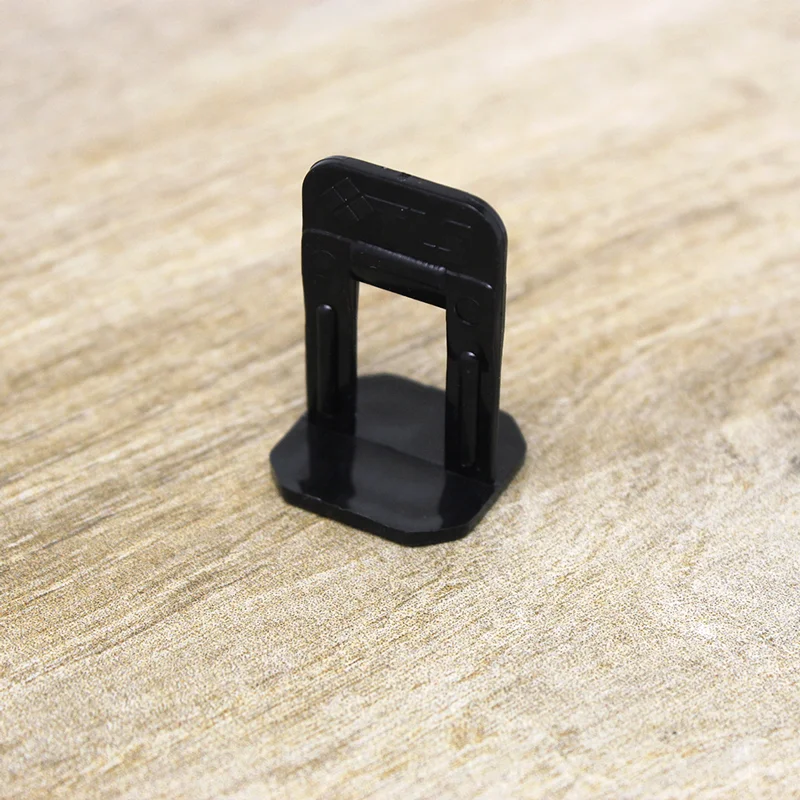 
Floor tile leveling clips and wedges 